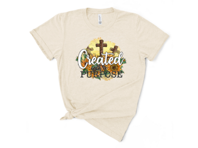 Created with purpose shirt