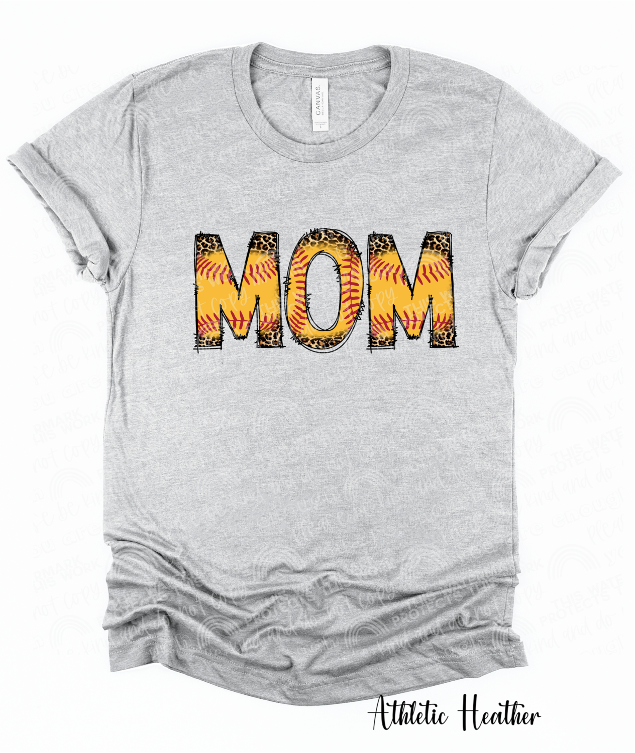 Softball mom doodle shirt