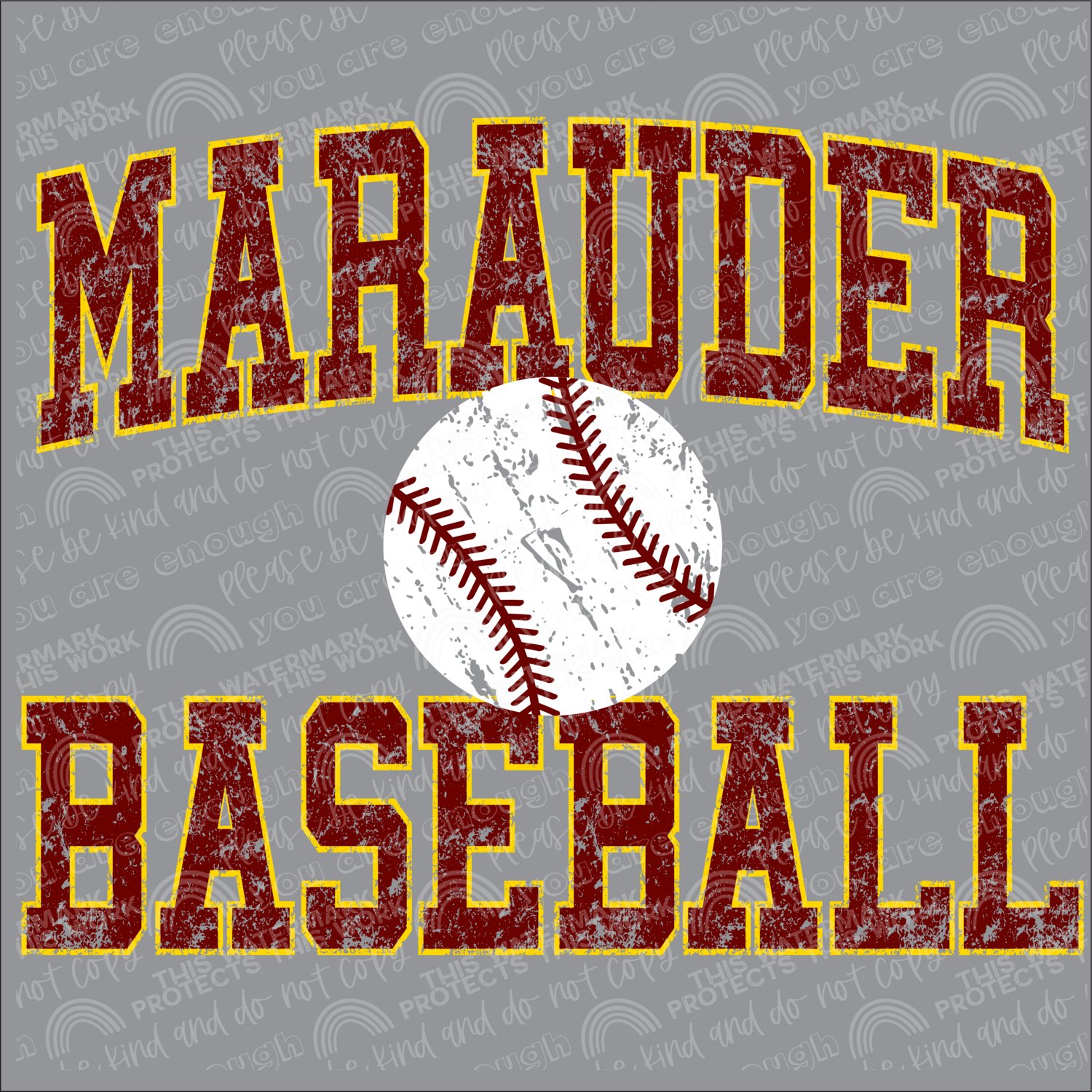 Marauder baseball design