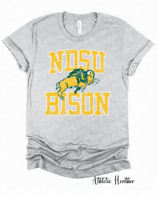 NDSU Bison Yellow design