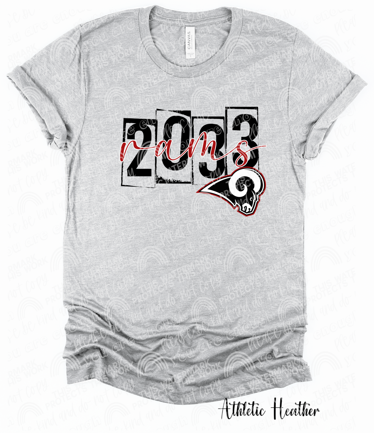Rams graduation year shirts