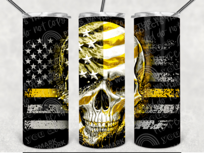 Yellow line Skull transfer