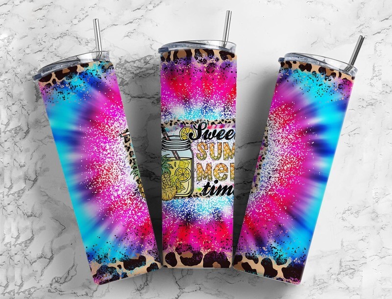 Summer leopard tumbler