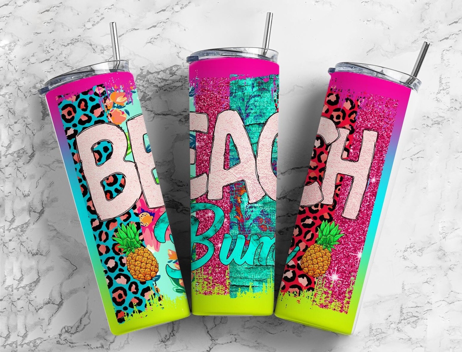 Beach bum tumbler