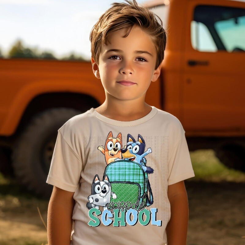 Back to school- Blue