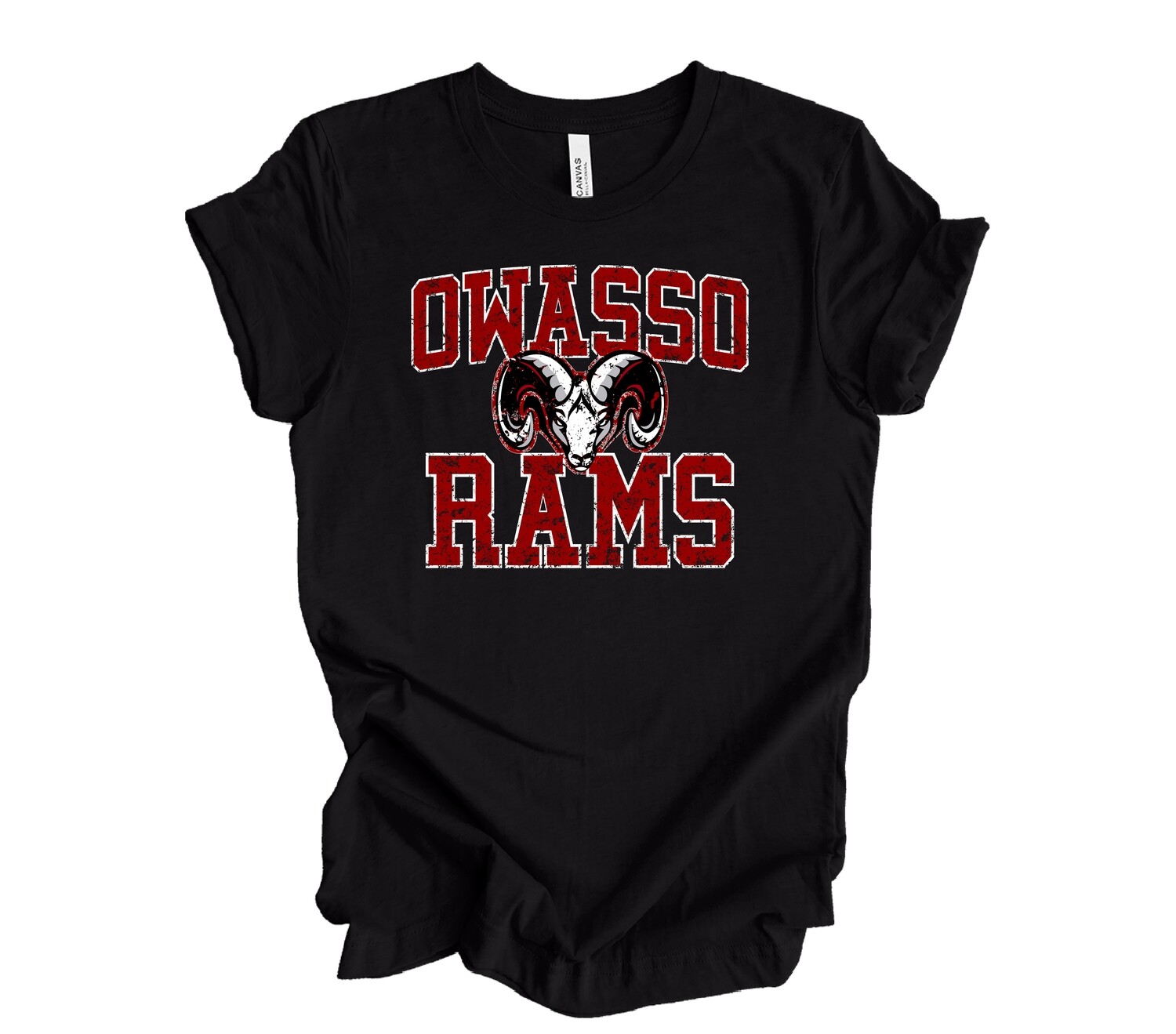 Owasso Rams distressed