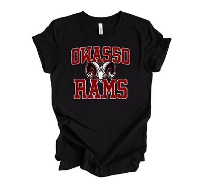 Owasso Rams distressed