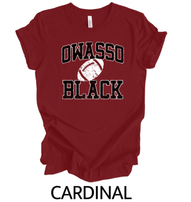 Owasso black distressed