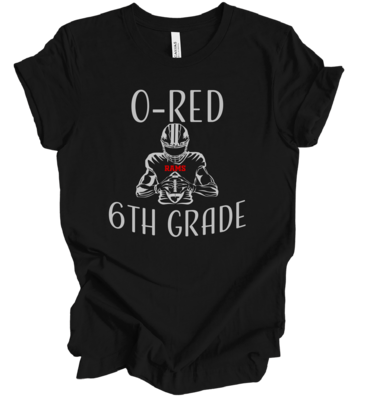 O- Red 6th grade football