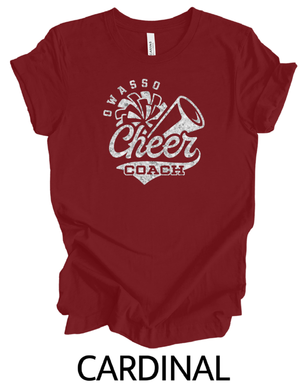 Owasso Cheer coach (faux sequin)