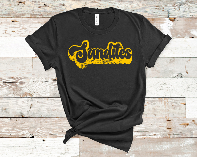 Sandites distressed retro