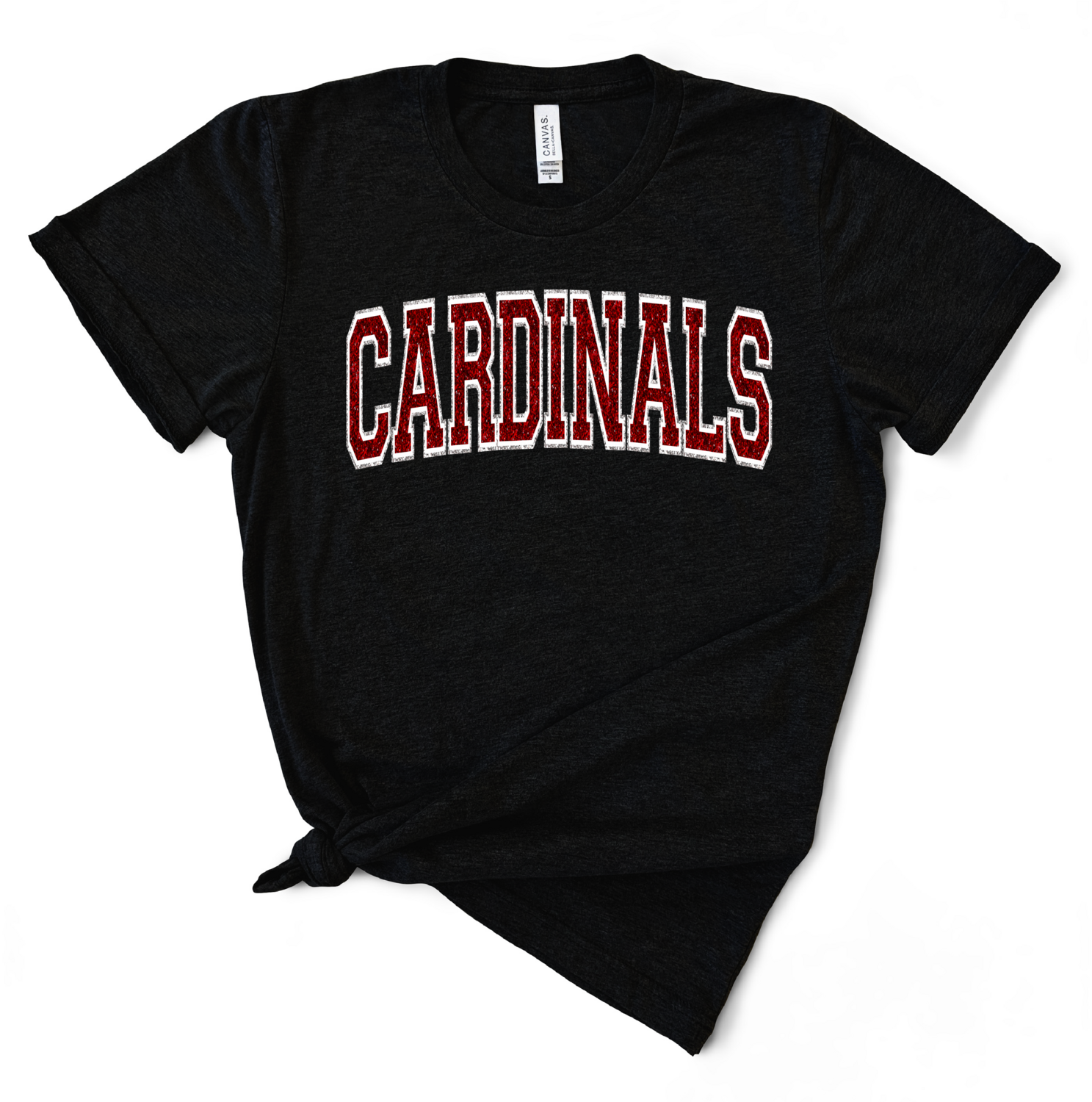Cardinals (faux glitter) shirt