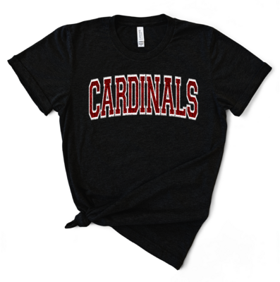 Cardinals (faux glitter) shirt