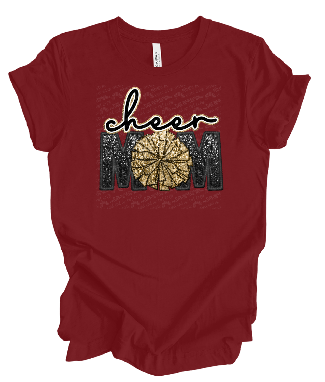Cheer mom (Faux glitter)
