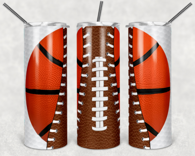 Football, Basketball &amp; golf tumbler