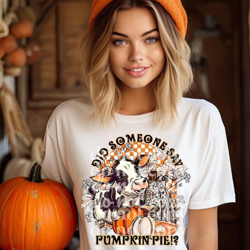 Did someone say pumpkin pie