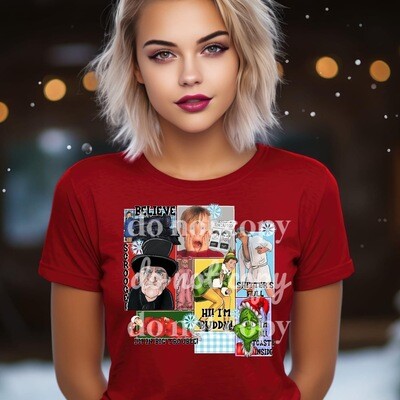Christmas movies collage