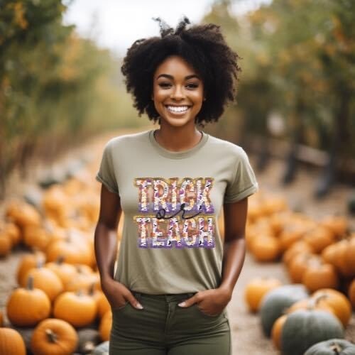 Trick or Treat (FAUX sequin/FAUX glitter)