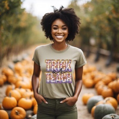 Trick or Treat (FAUX sequin/FAUX glitter)