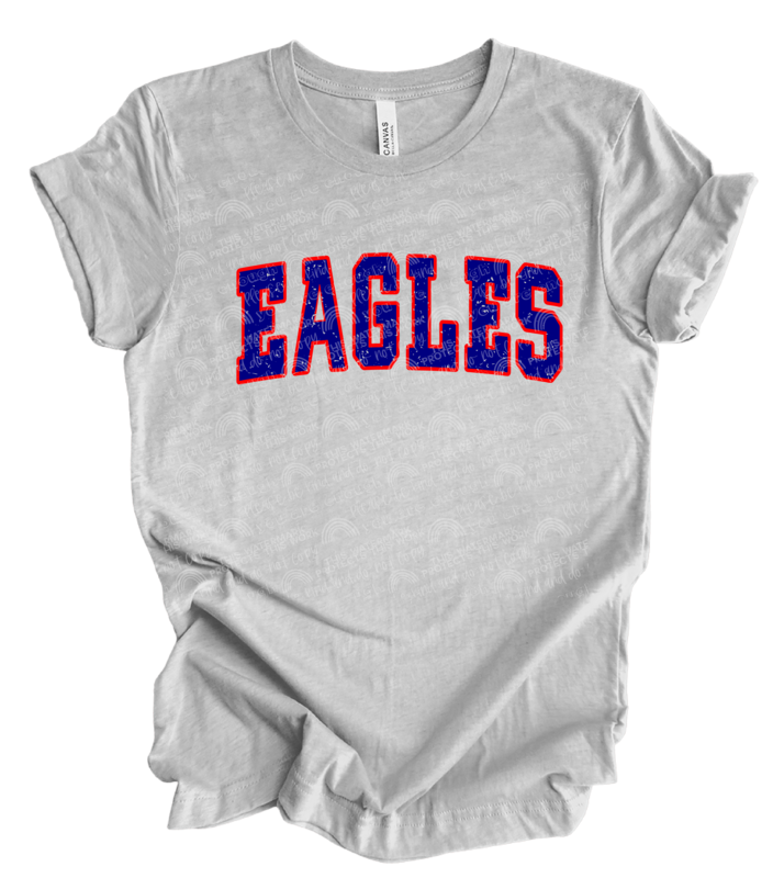 Eagles red and navy