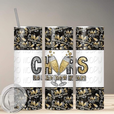 Cheers to a New Year tumbler