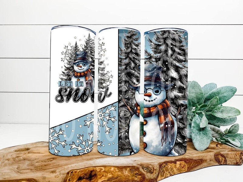 Let is snow tumbler