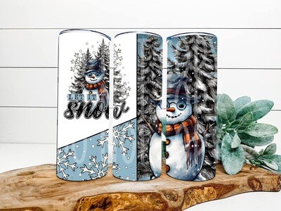 Let is snow tumbler