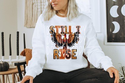 Still I rise (FAUX sequin &amp; embroidery)