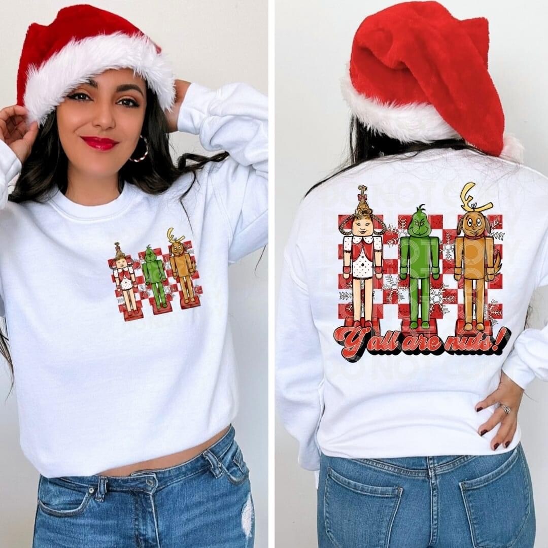 Ya&#39;ll are nuts shirt