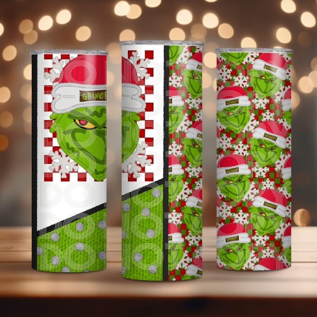 G man Christmas tumbler