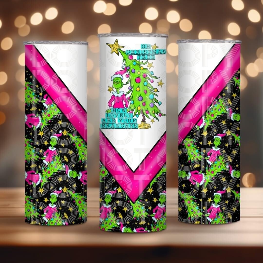 Oh Christmas tree tumbler