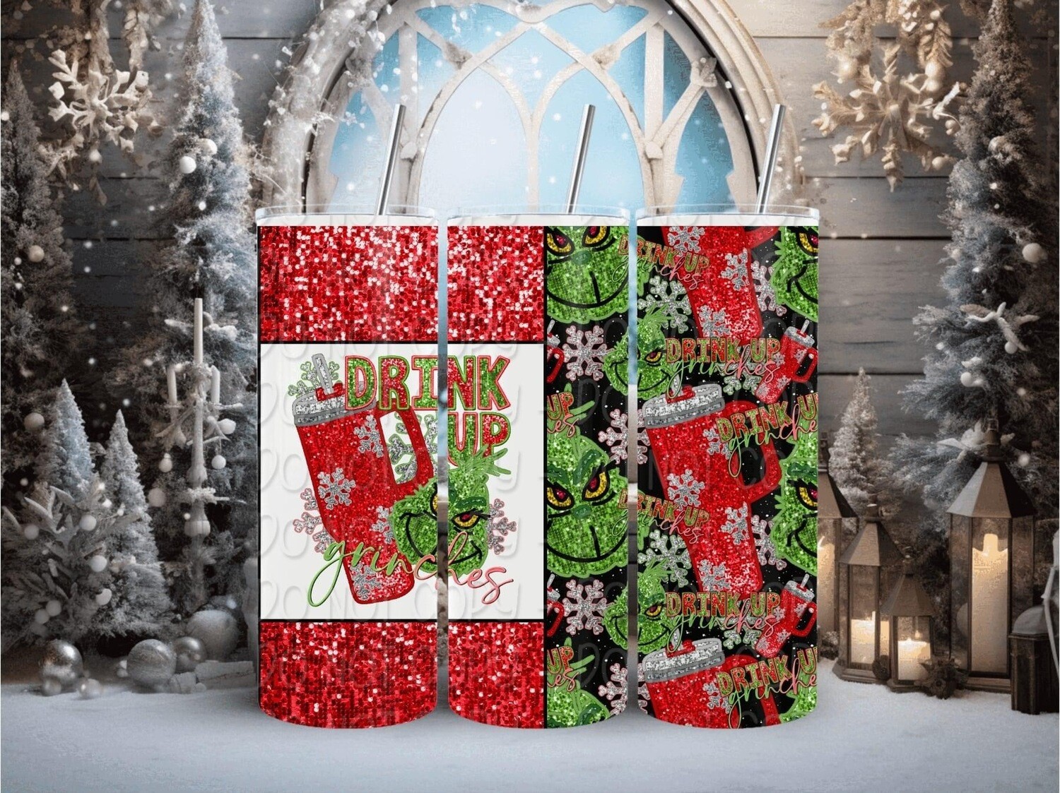 Drink up grinches tumbler
