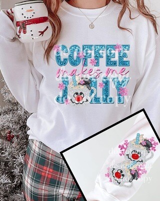 Coffee makes me jolly shirt