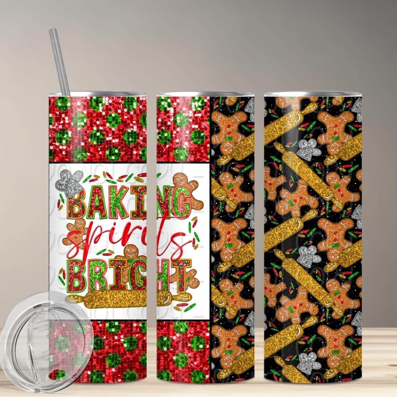 Baking spirits bright tumbler