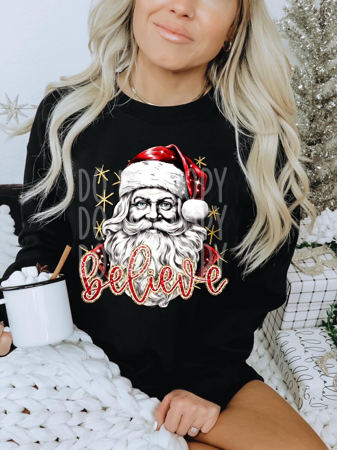 Believe (Faux sequin &amp; embroidery)