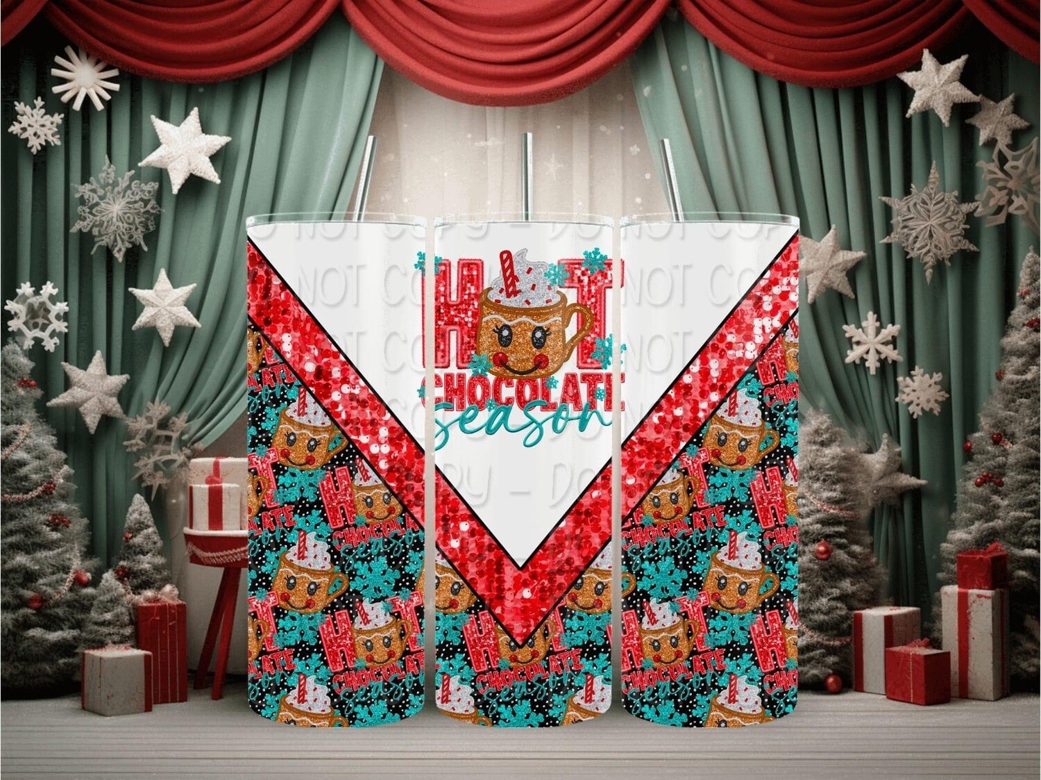 Hot chocolate season tumbler