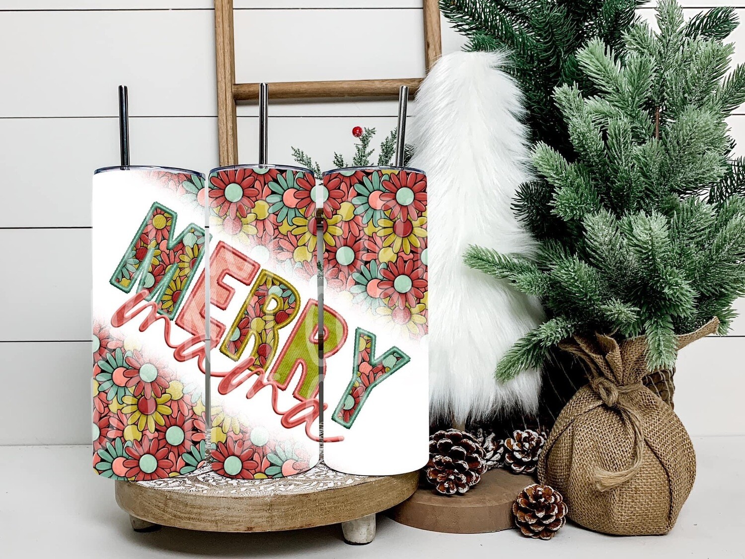 Merry mama tumbler