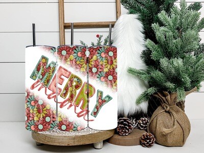 Merry mama tumbler