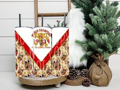 world champion reindeer games tumbler