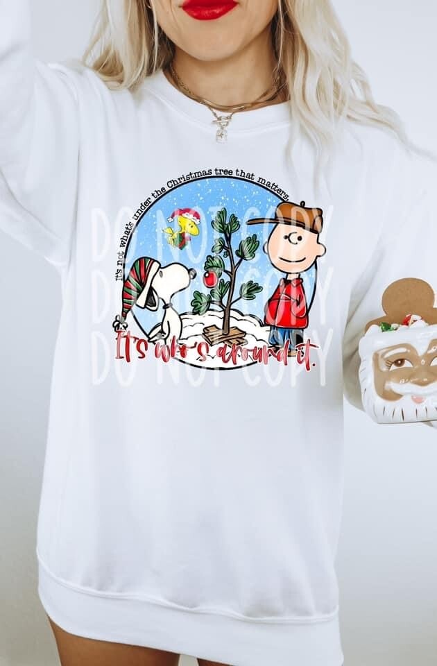 It&#39;s not what&#39;s under the tree shirt