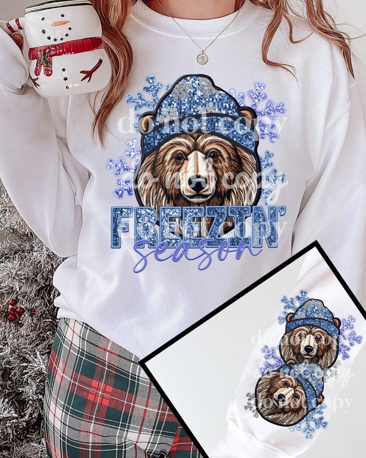 Freezing&#39; season shirt (FAUX sequin)