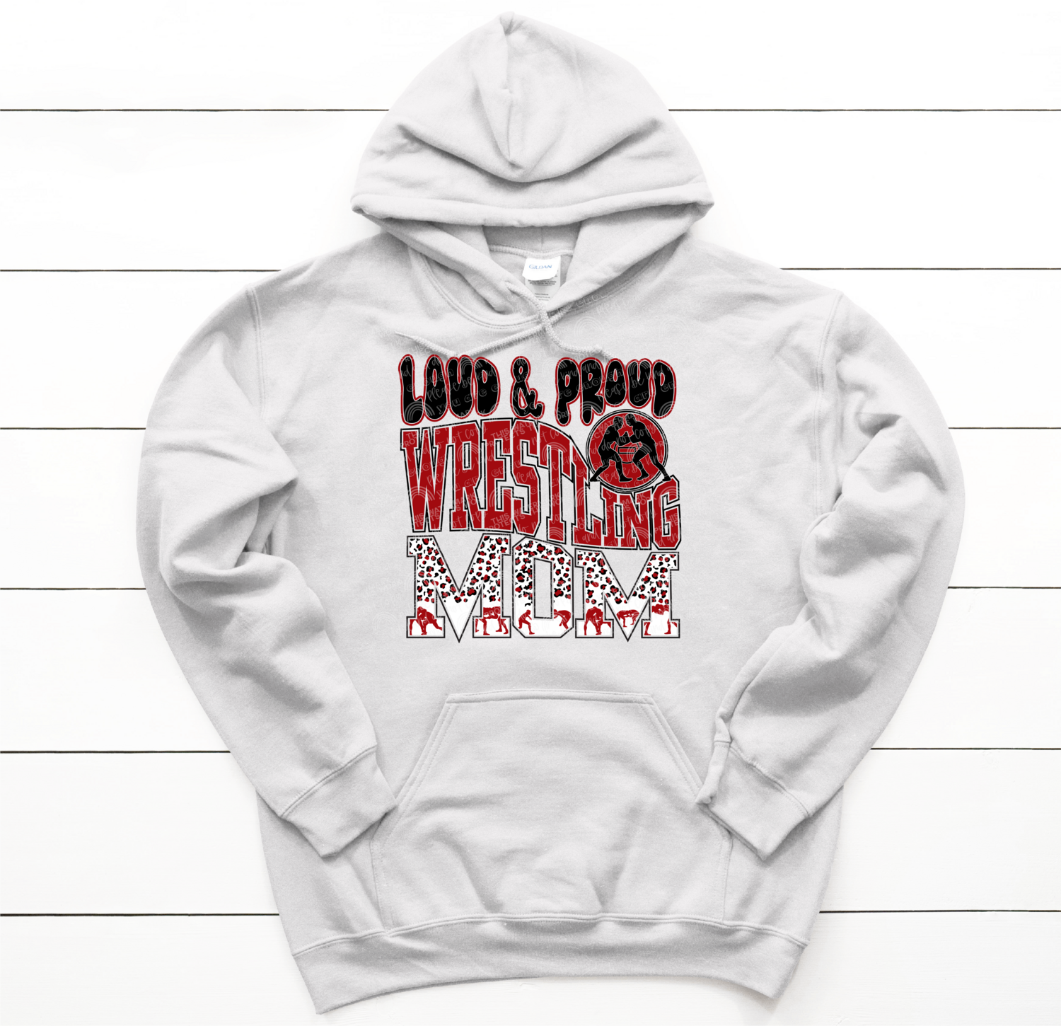 Loud and proud wrestling mom