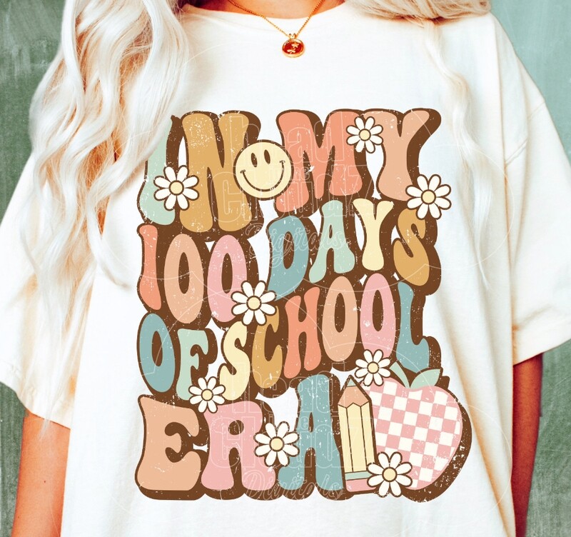 100 day of school retro