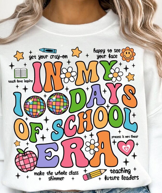100 days of school era teacher