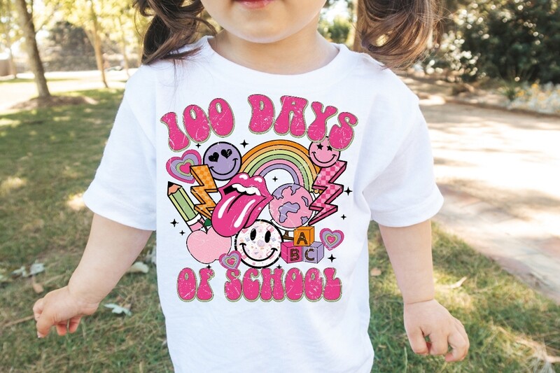 100 days of school pink