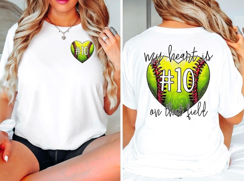 My heart is on that field- Softball