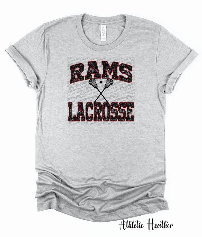 Rams lacrosse (Faux sequin)