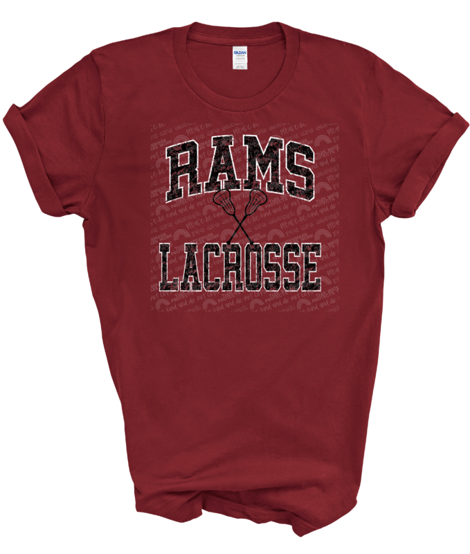 Rams lacrosse distressed