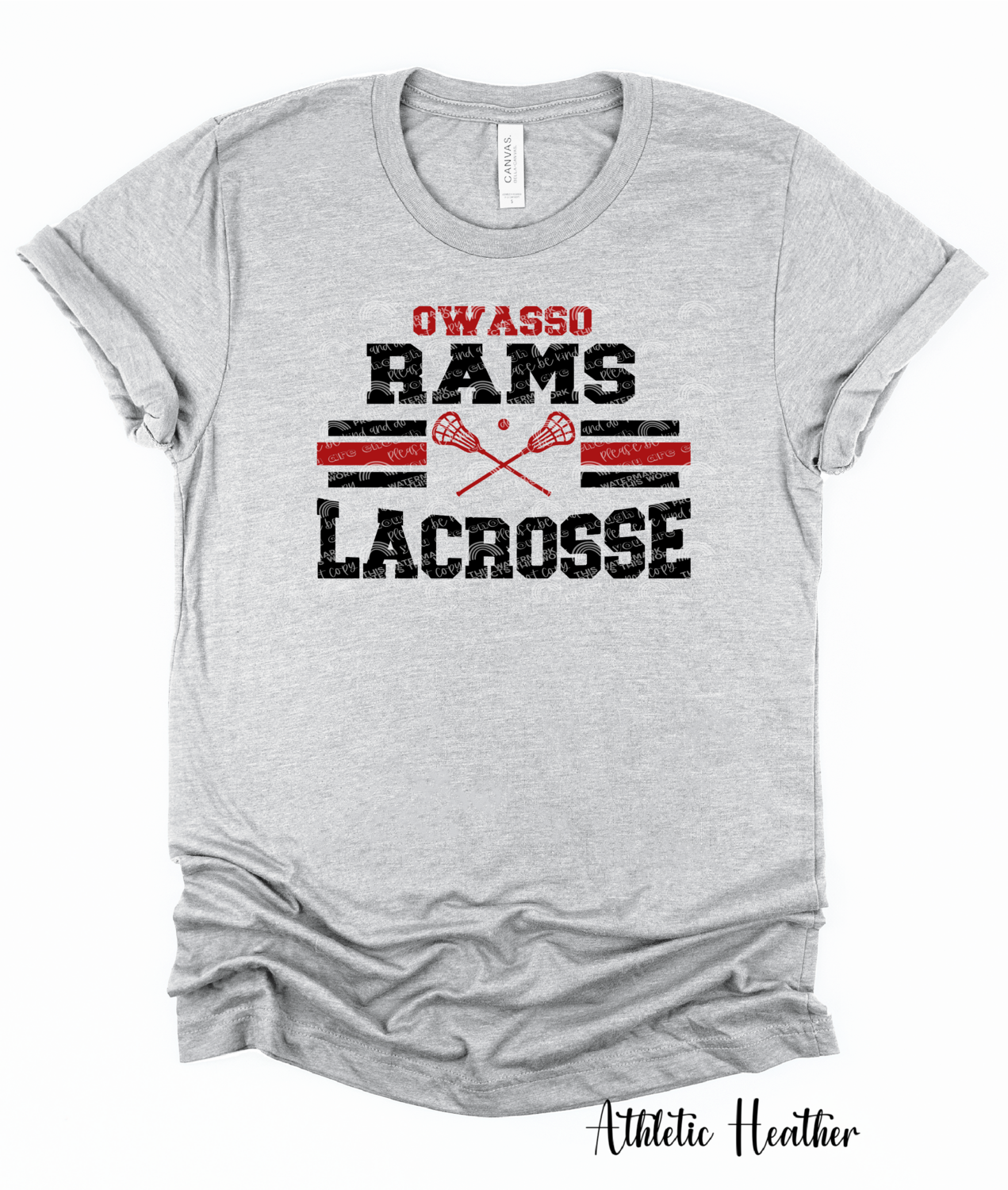 Owasso rams lacrosse shirt