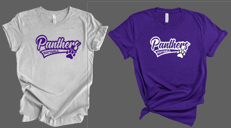 Panthers softball shirt